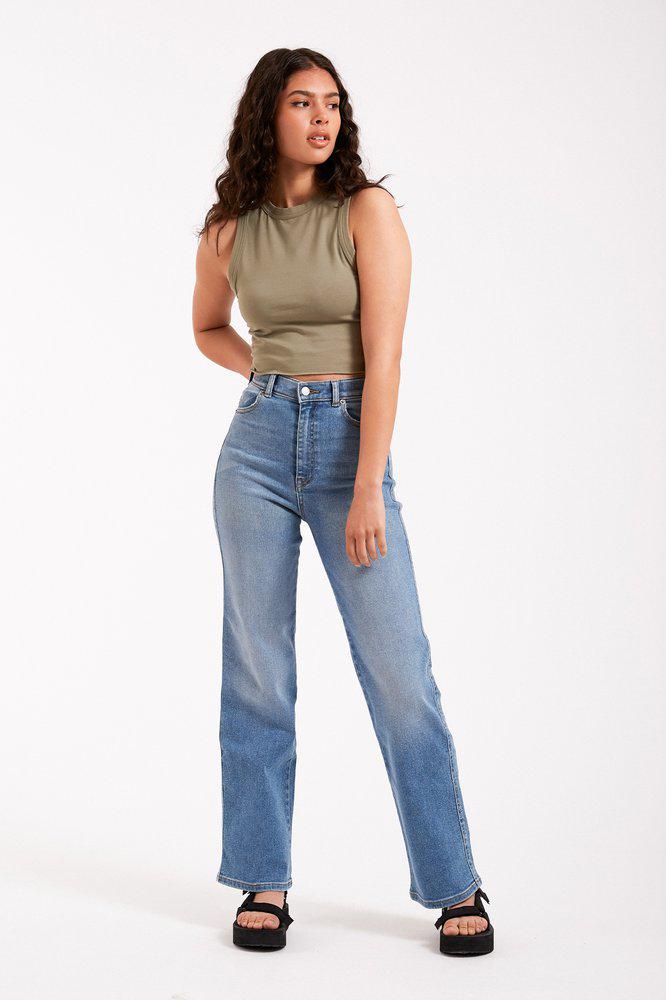 MOXY STRAIGHT - Breeze Mid Worn Hem | Dr. Denim Ireland