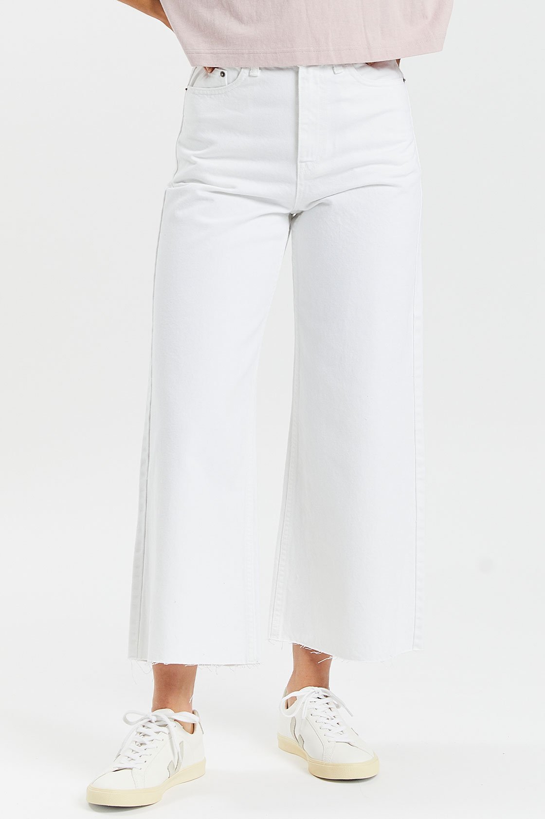 AIKO JEANS - White