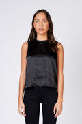 Destiny Top - Black Satin