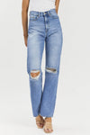 ECHO JEANS - Empress Sky Blue Ripped