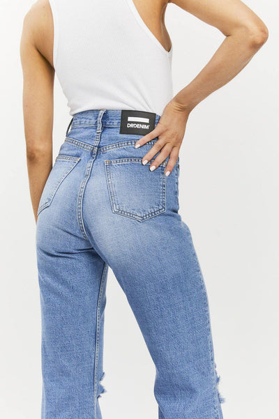 ECHO JEANS - Empress Sky Blue Ripped