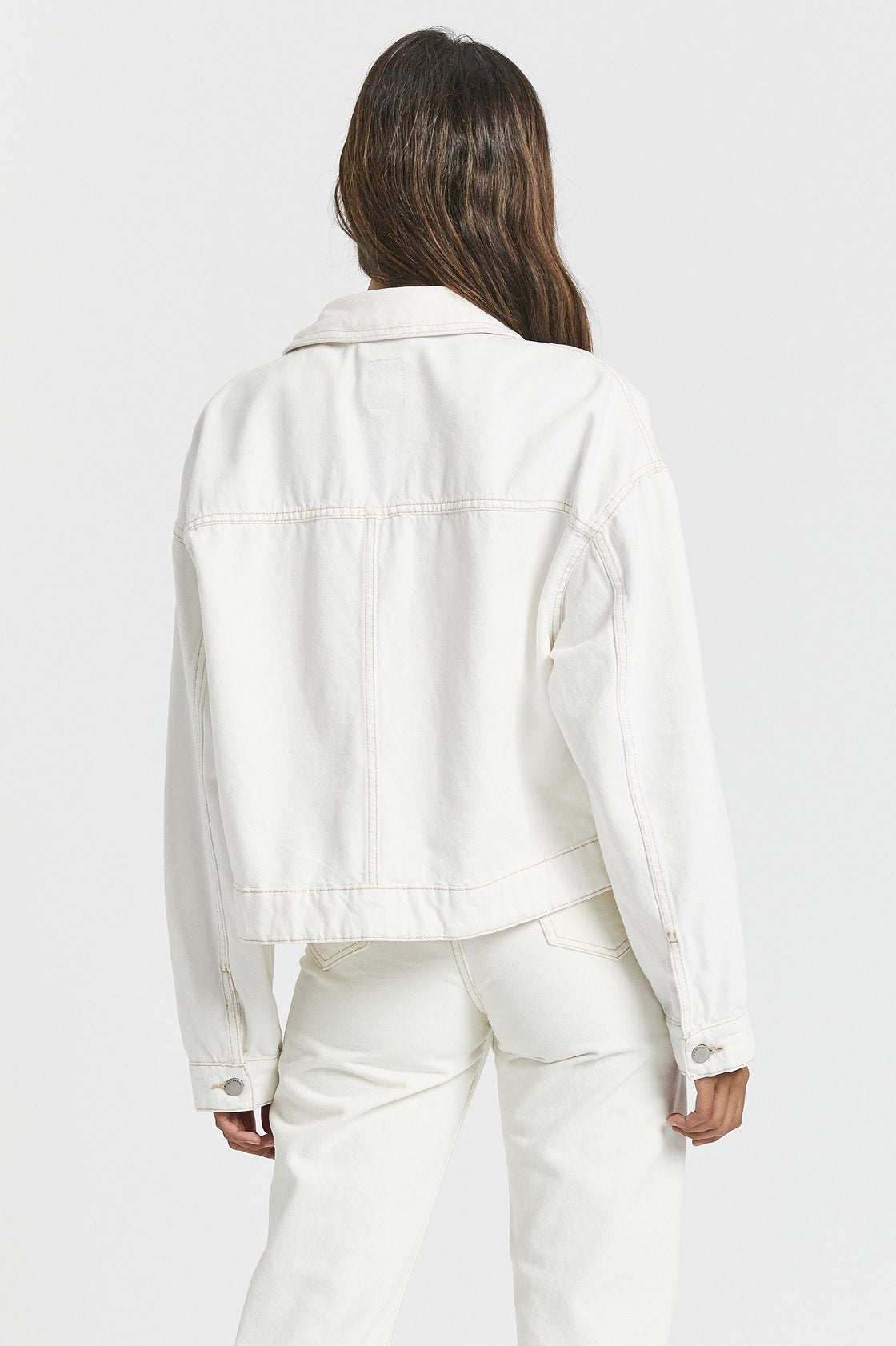 Khalila Cropped Jack - Light ecru